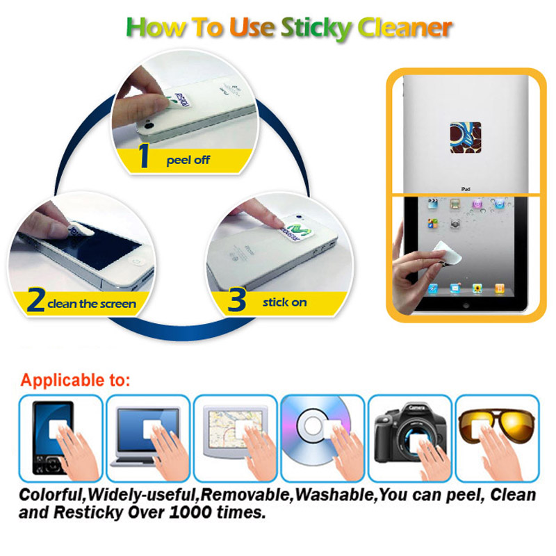 sticky screen cleaner